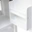 Meuble-lavabo blanc en MDF de 20 pouces (50,8 cm), lavabo en céramique, porte à fermeture douce, tablette de rangement ouverte, fini peint en bois massif pour une utilisation durable.