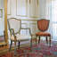 Side Chair in Brown/Red