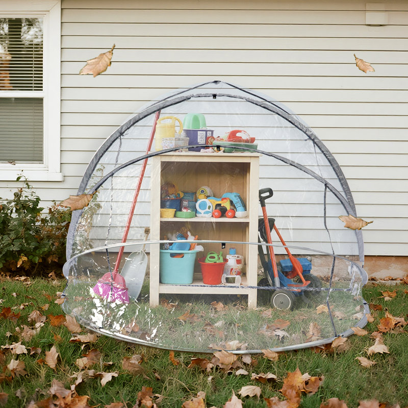 Tente de rangement murale pour vélo, Transparent