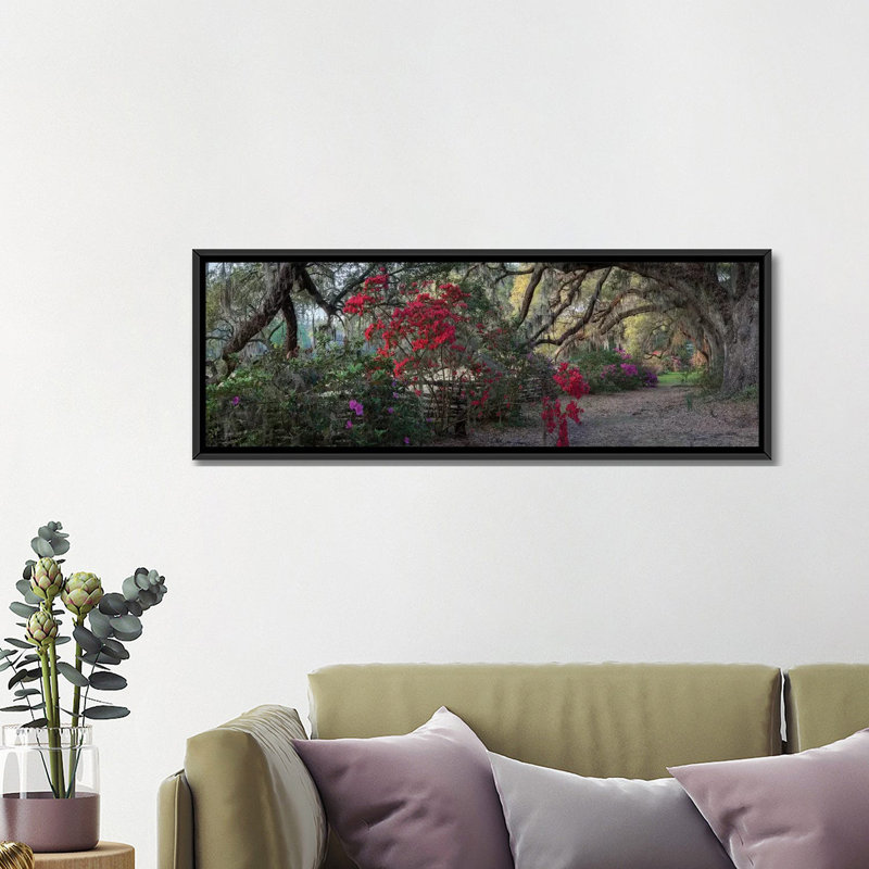 «Springtime Morning» par H.J. Herrera - reproduction d'art numérique sur toile tendue sur châssis panoramique
