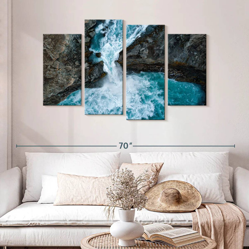 Alvord Aldeyjarfoss Waterfall, 32" H x 52" W