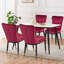 Chaise parsons rembourrée en velours Guitierrez-269339176