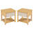 Modern Bed Frame Set With 2 Nightstands-1252862740-1252862741