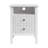 Modern Fluted Nightstand With Charging Station And 2 Drawers-1313859119