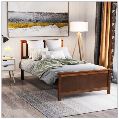 Cinda Twin Solid Wood Bed by Red Barrel Studio