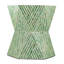 Tapered Green Garden Capiz Stool