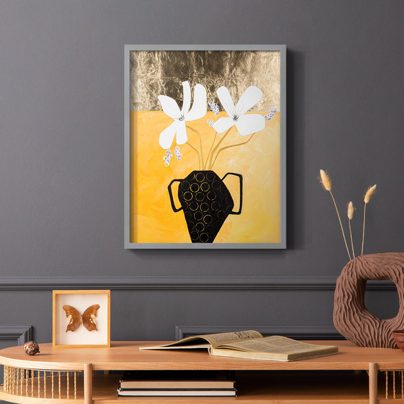 «Enjoying the Company We Keep II», reproduction encadrée - bois massif, Gris, H 10 po x l 8 po