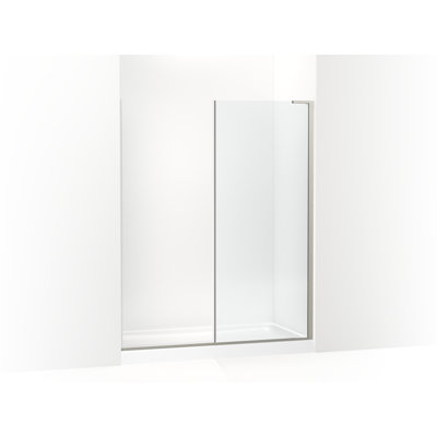 Composed 3/8" fixed panel glass and hardware