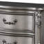 Table de chevet 2 tiroirs Antique Platinum