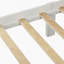 Lit plateforme en bois avec tête et pied de lit-1092005625