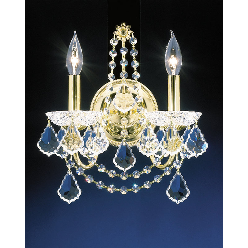 Regalia 2 - Light Candle Wall Light, Silver
