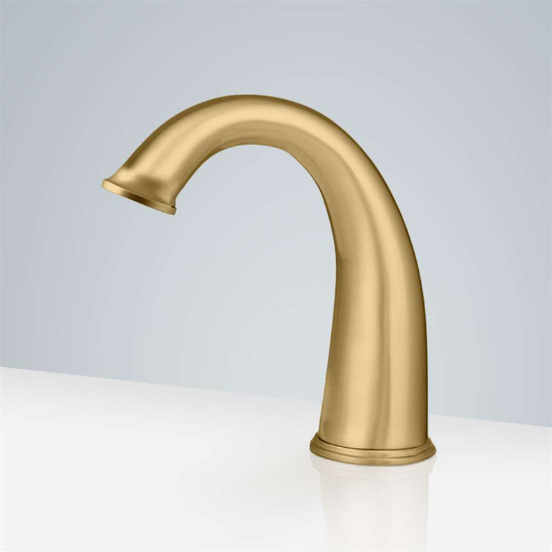 FontanaShowers Patras Brushed Gold Touchless Automatic Sensor Faucet