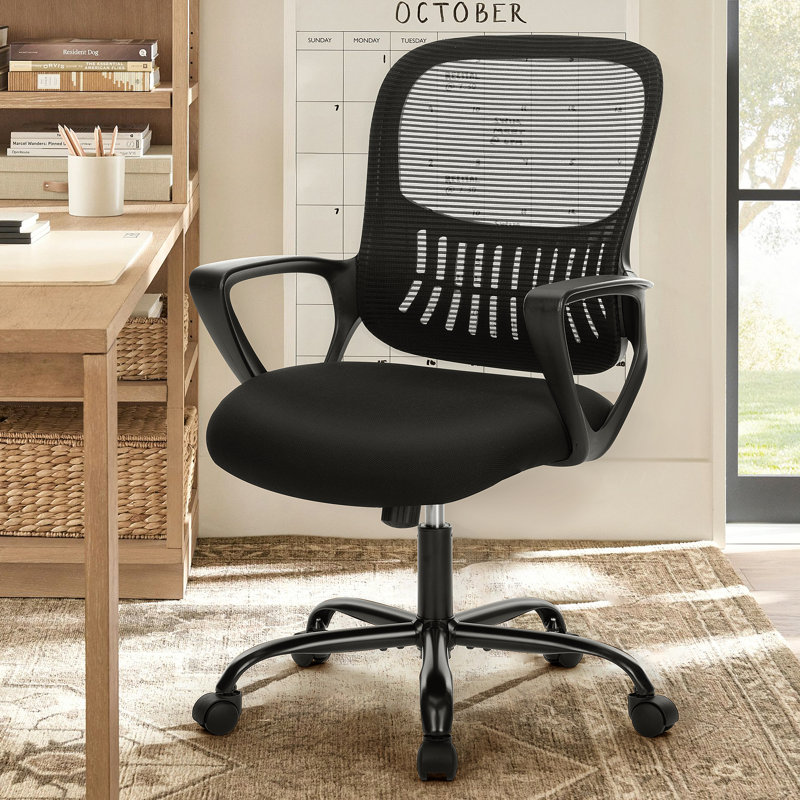 Aguilera Drusilla Ergonomic Mesh Task Chair, Black