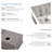 16 Gauge Stainless Steel Undermount Double Bowl Kitchen Sink With 9 Inch Deep Sink