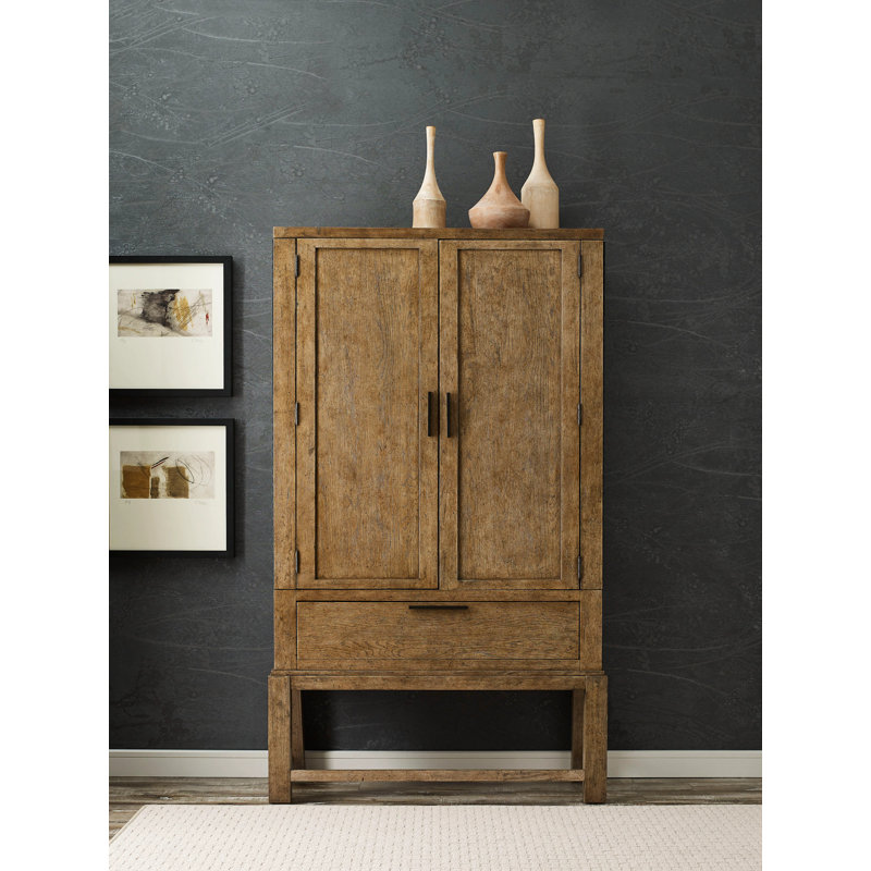 Kaziyah Solid Wood Armoire