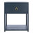Elegant Yudi 21'' W Acacia Nightstand – Modern Wood Bedside with Gold Pull Drawer and Storage Shelf-1823502378