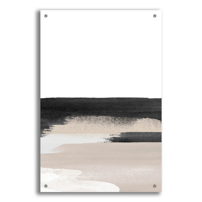 «Nordic Landscape No. 2» par Brandon Wong, art mural en verre acrylique, 24 po x 36 po