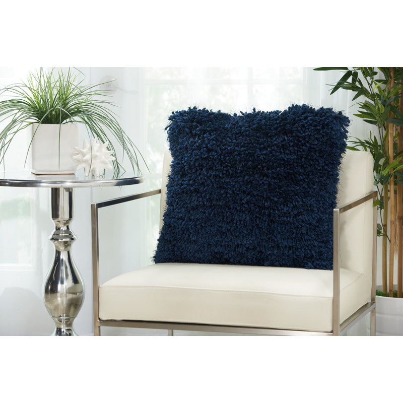 Coussin Fluffy, Bleu marine