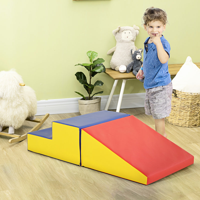 Mousse multicolore pour 2 enfants, matériel de rampe d'escalade, jouets pour enfants d'âge préscolaire 18 ans et plus