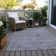 Machine Washable Indoor/Outdoor Chantille ACN1111 Blue