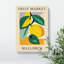 Lemon Mallorca Fruit Market - Wrapped Canvas-1504615887