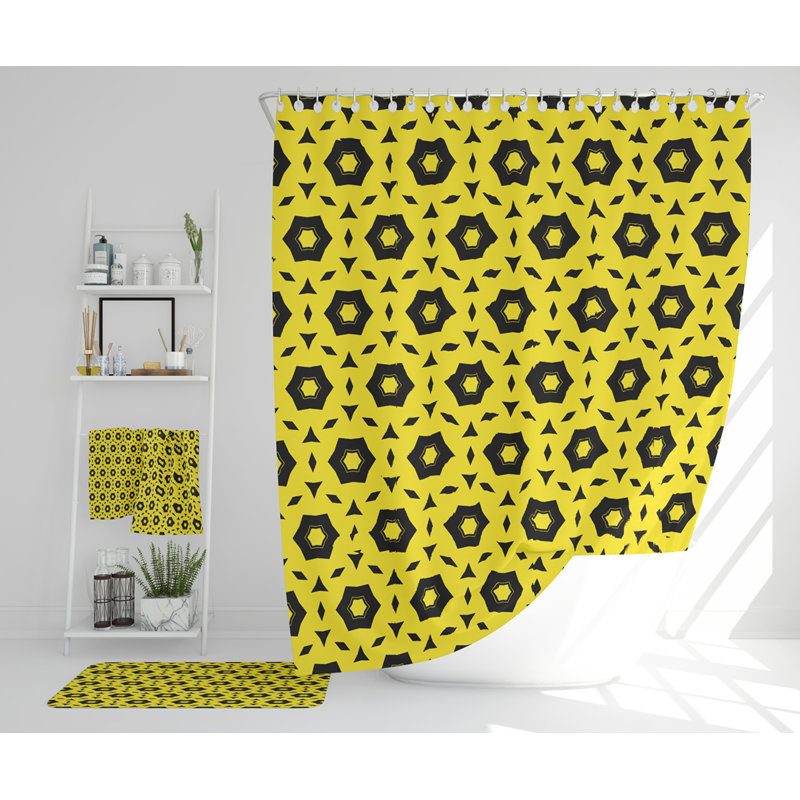 Newfeld Polyester Shower Curtain Set