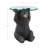 Kershaw Bear 20” Glass Top End Table