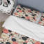 Ensemble de housse de couette rose et noir à pois-407207120