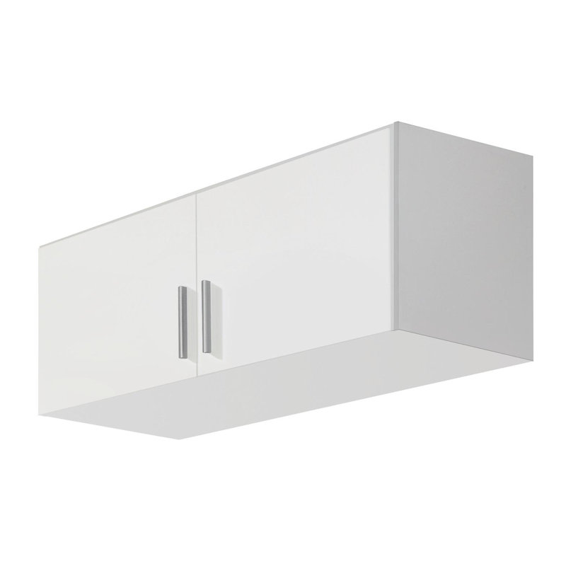 Celle 4 Door Wardrobe, Highgloss white and alpine white