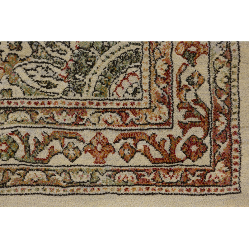 Tapis oriental beige / bronze Fallinerlea, Rectangle 2 pi x 3 pi 11 po