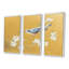 «Gold Bird On Blossoms II», ensemble d'art mural sur toile encadré traditionnel-72043418-72043854