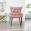 Fauteuil demi-tonneau capitonné à dossier capitonné-1262431825
