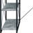 Gray Work Desk With Fixed Shelf And Compartments - Organized Efficient Versatile Writing Table Ample Storage Design