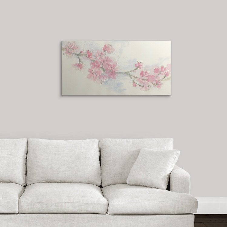 Pink Cherry Blossom " Cherry Blossom II " by Chris Paschke Bungalow Rose 
