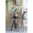 D9x10" Glass Silver Vase