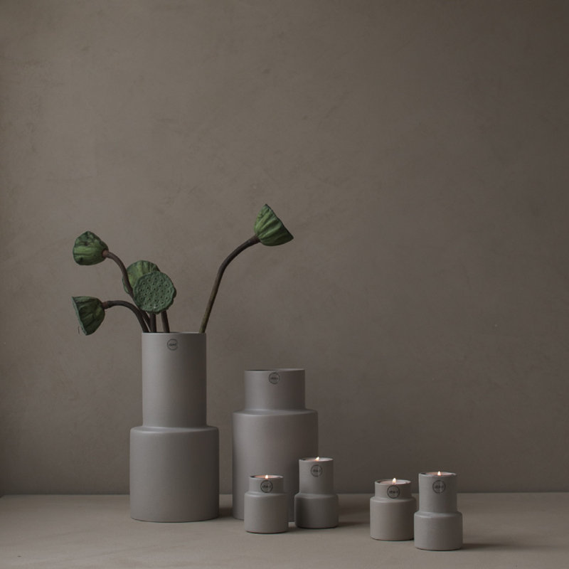 Ceramic Table Vase, 11.81" H x 5.51" W x 5.51" D
