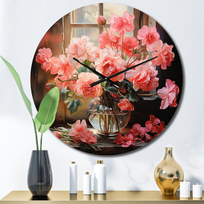 Brietta - Floral Wall Clock