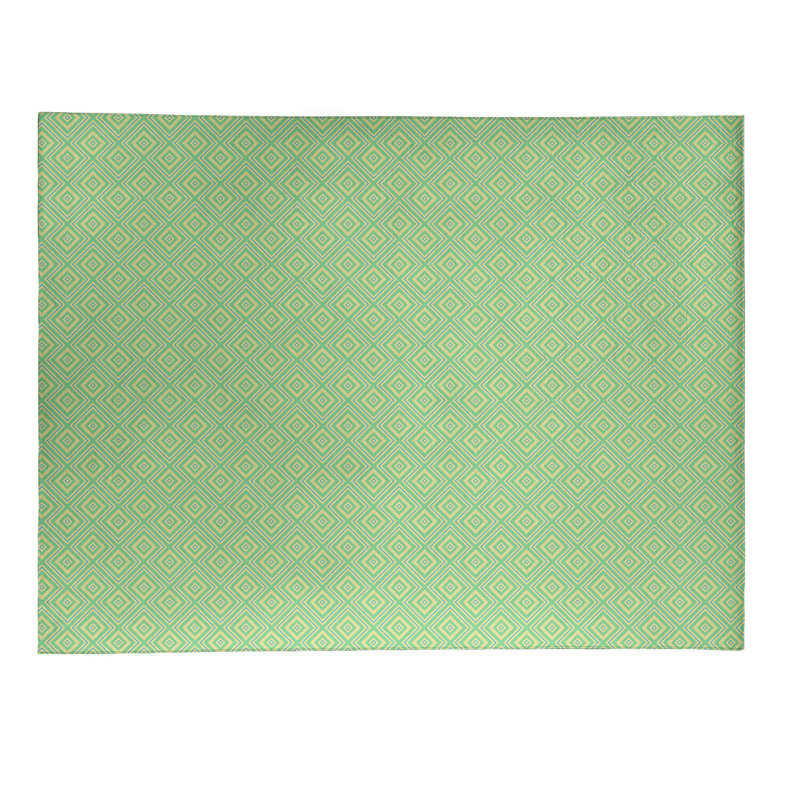 Tapis de zone verte en treillis carré, Rectangle 4 pi x 6 pi