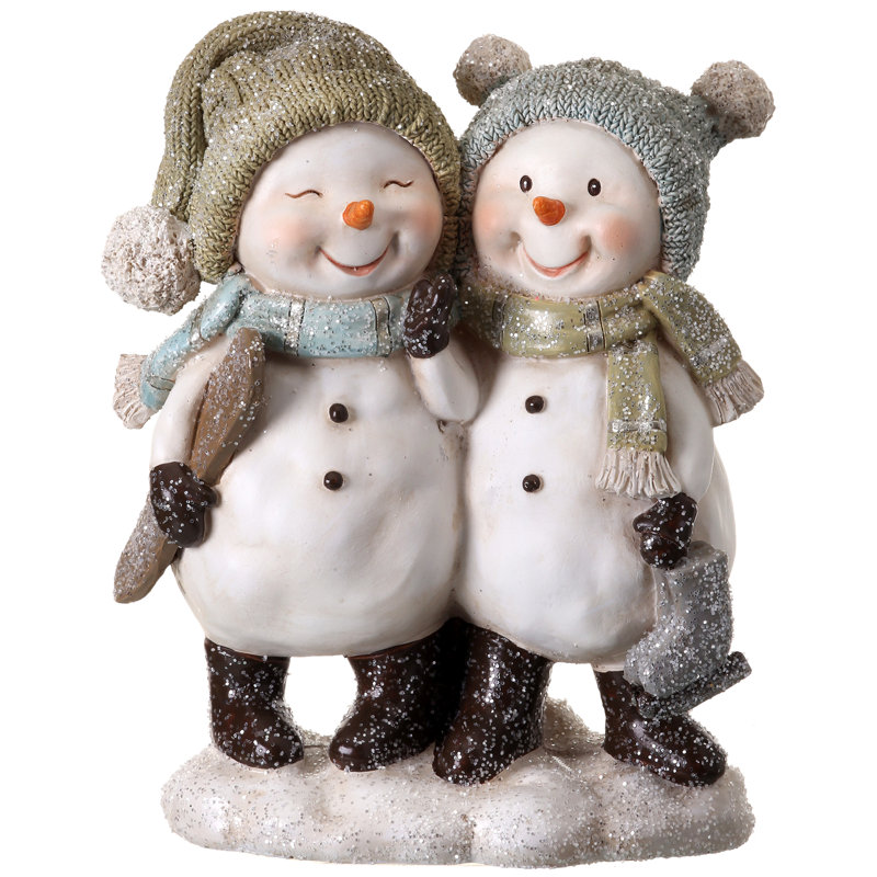 Couple de bonhomme de neige Ice Garden