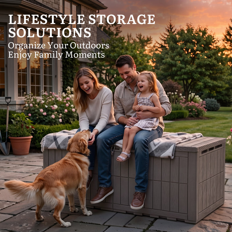 833L Deck Box, Brown
