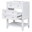 Meuble-lavabo simple 24 po avec lavabo blanc