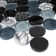 Fusion Dot 2" x 2" Penny round Marble Look Mosaic Wall Tile