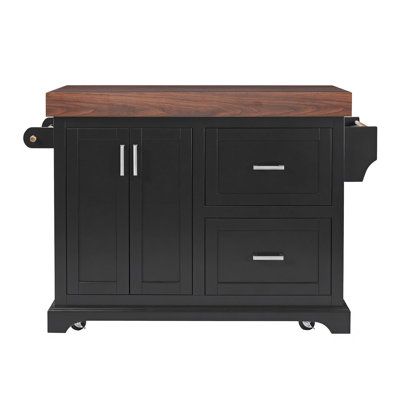 53" Large Kitchen Island With Drawers