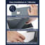 Rangement de papier cadeau suspendu, gris