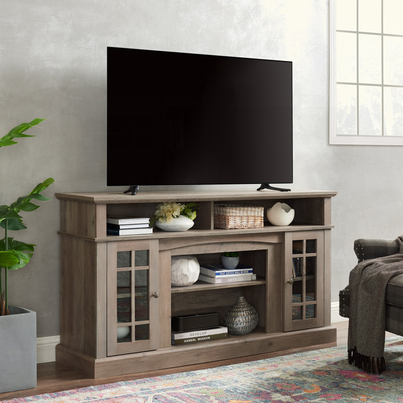 Classic TV Media Stand Modern Entertainment Console For TV Up To 65" With Open And Closed Storage Space, 58.25"W*15.75"D*32"H