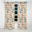 Mcm Scandinavian Harmony - Rideau Mid-Century - Rideau occultant géométrique - 1 panneau-107539131