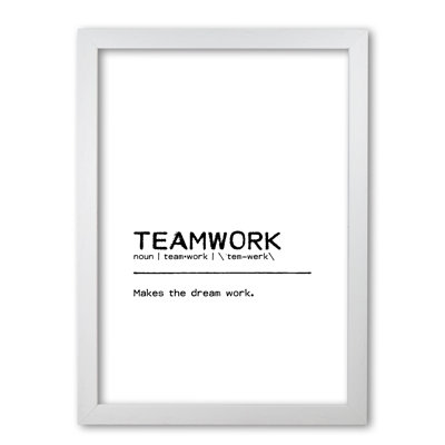 Teamwork Dream - Print