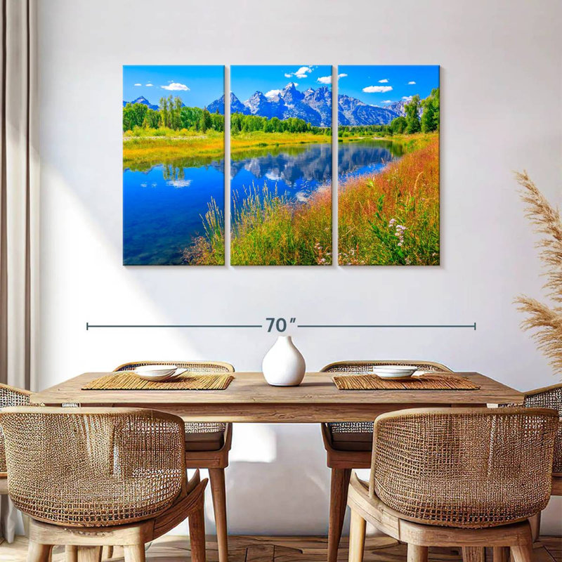 Grand Tetons pittoresque d'Alvord, H 36 po x l 57 po