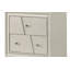 Mobilier de chambre à coucher avec pattes trapézoïdales texturées et table de chevet anglaise