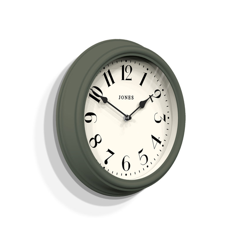 Venetian Acrylic Wall Clock, Pale Green